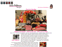 Tablet Screenshot of juliefeldmandesigns.com